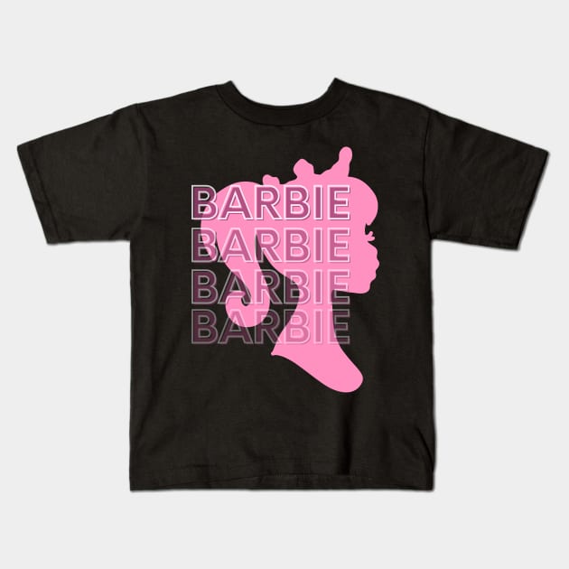 BarbieGirl Kids T-Shirt by blaurensharp00@gmail.com